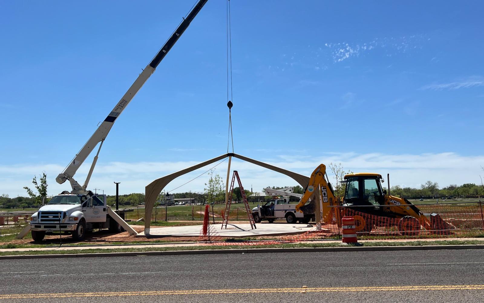 Dog Park Pavilion Frame 4.3.23 (LIVE! Photo/Yantis Green)