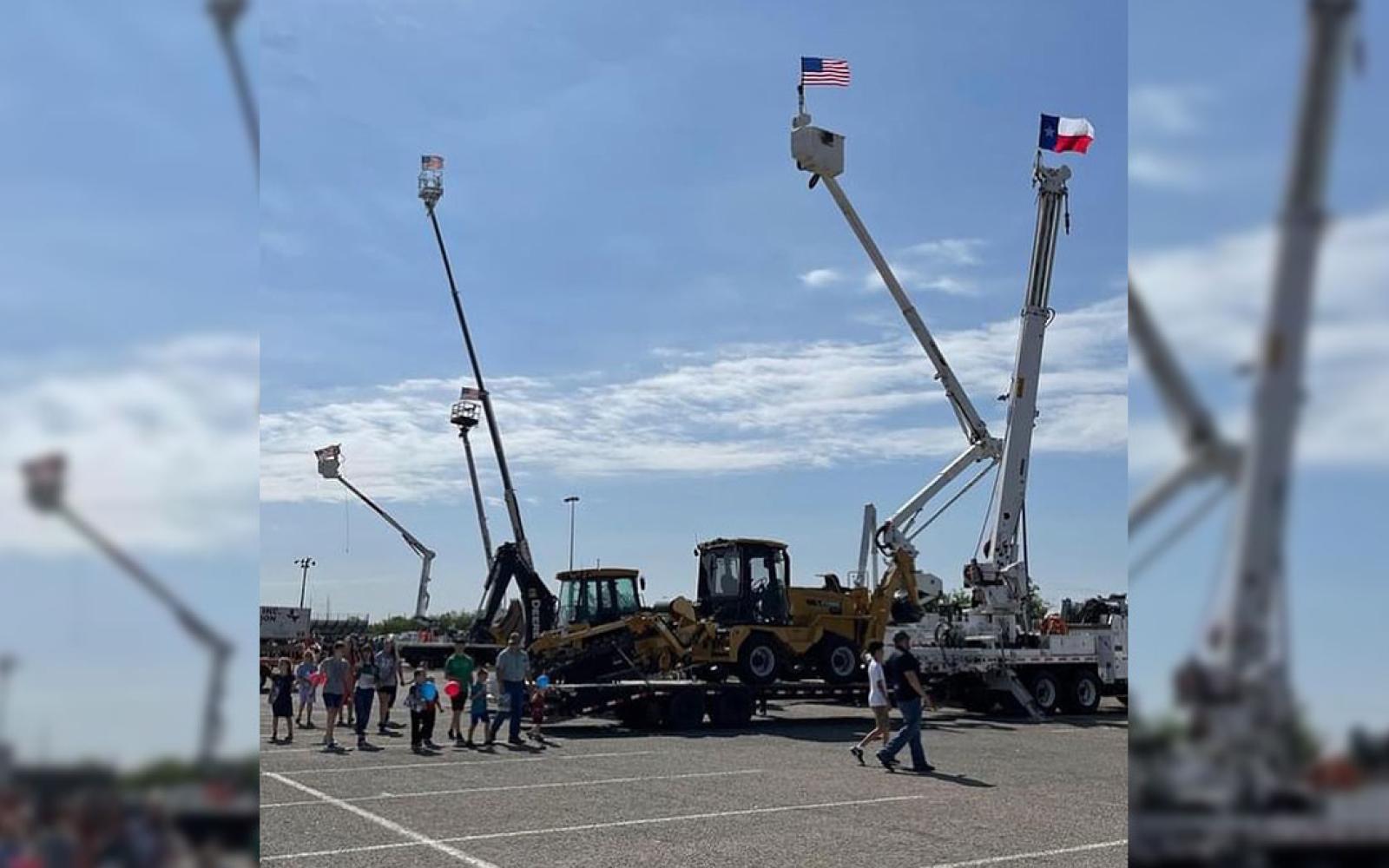 The Junior League of San Angelo (JLSA) Touch-a-Truck in 2022.