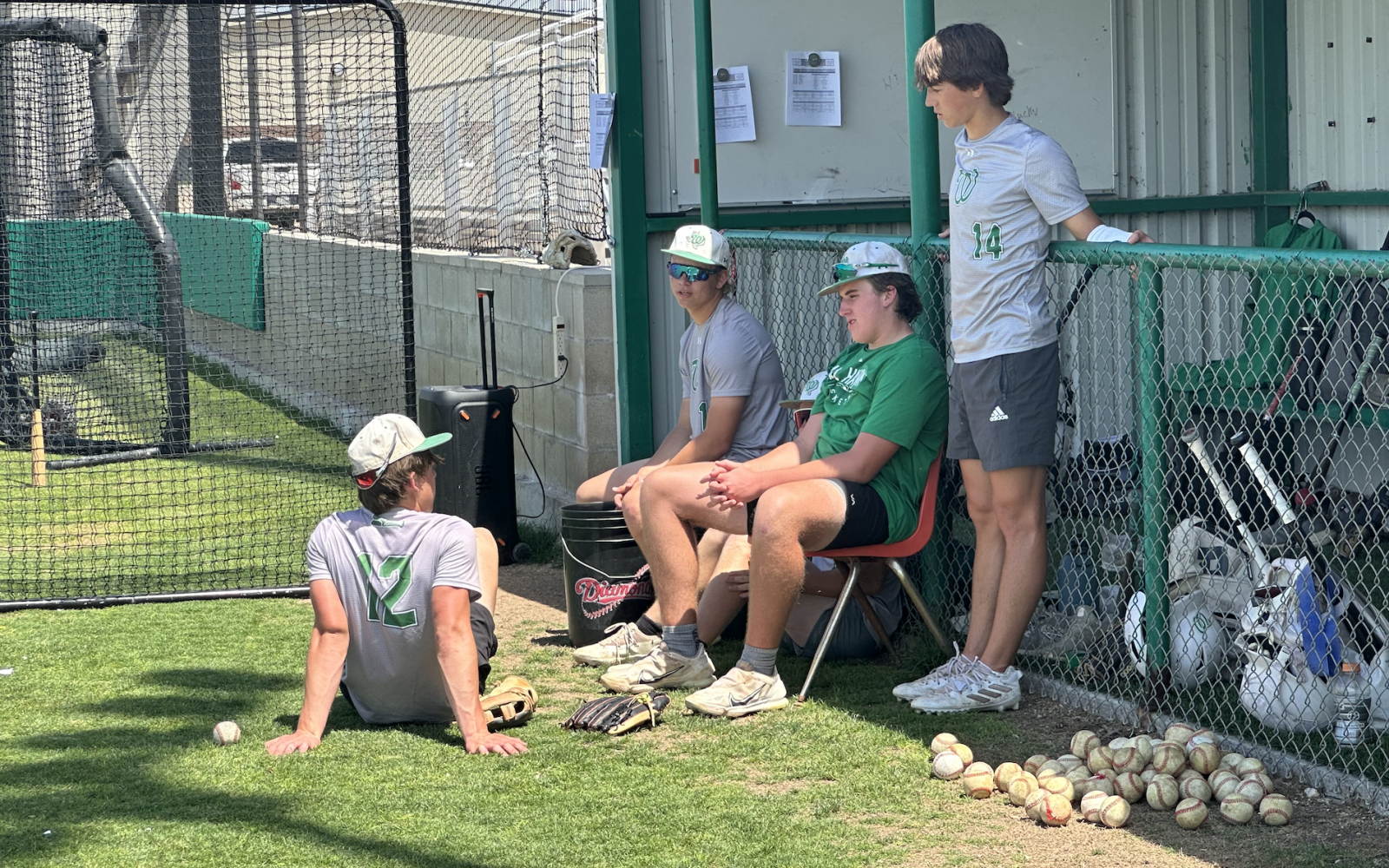 Wall Hawks at Practice