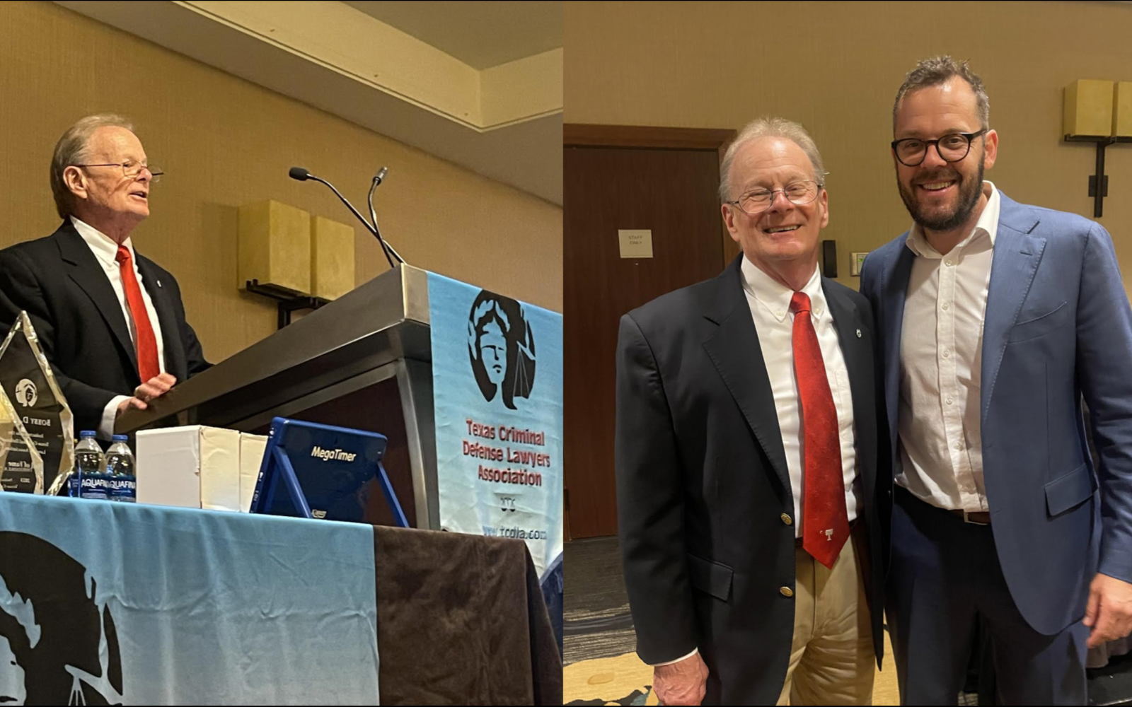 Tip Hargrove at the 2023 TCDLA Banquet