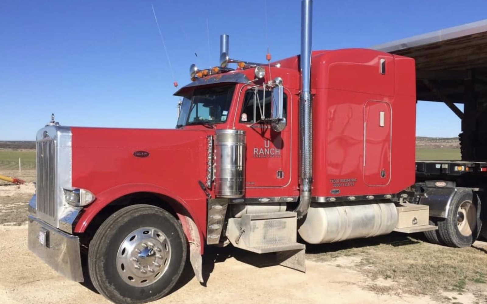 Red Semi Truck Stolen from Sterling City