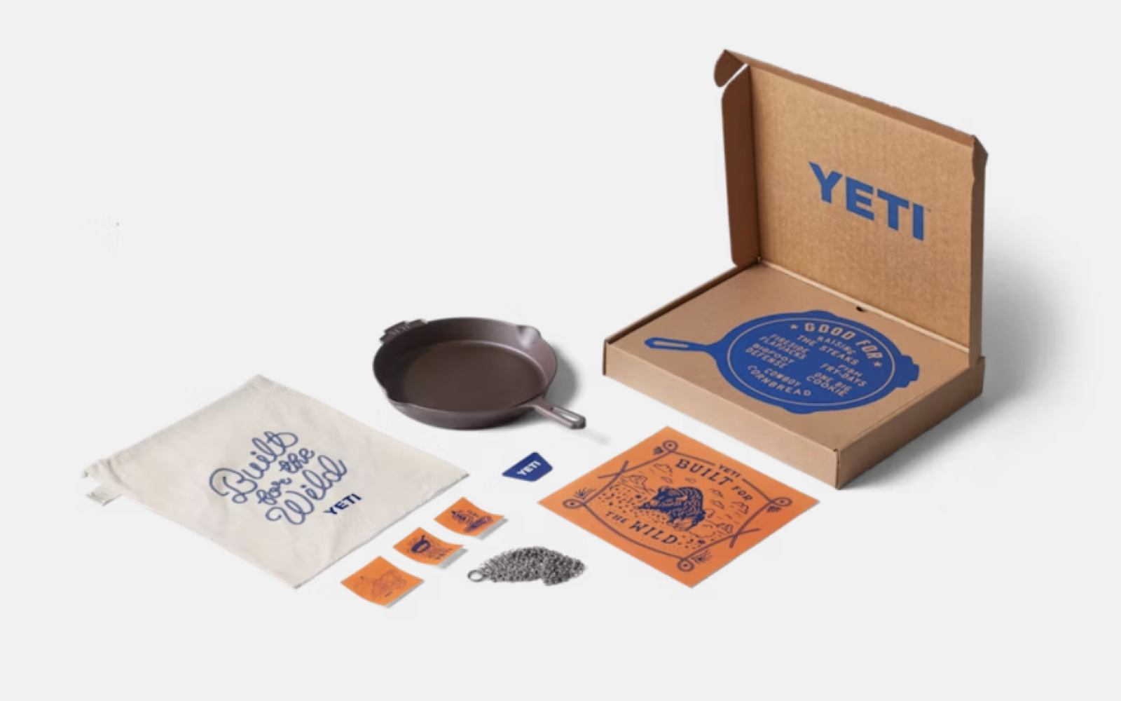 YETI Brand Cast Iron Skillet Package