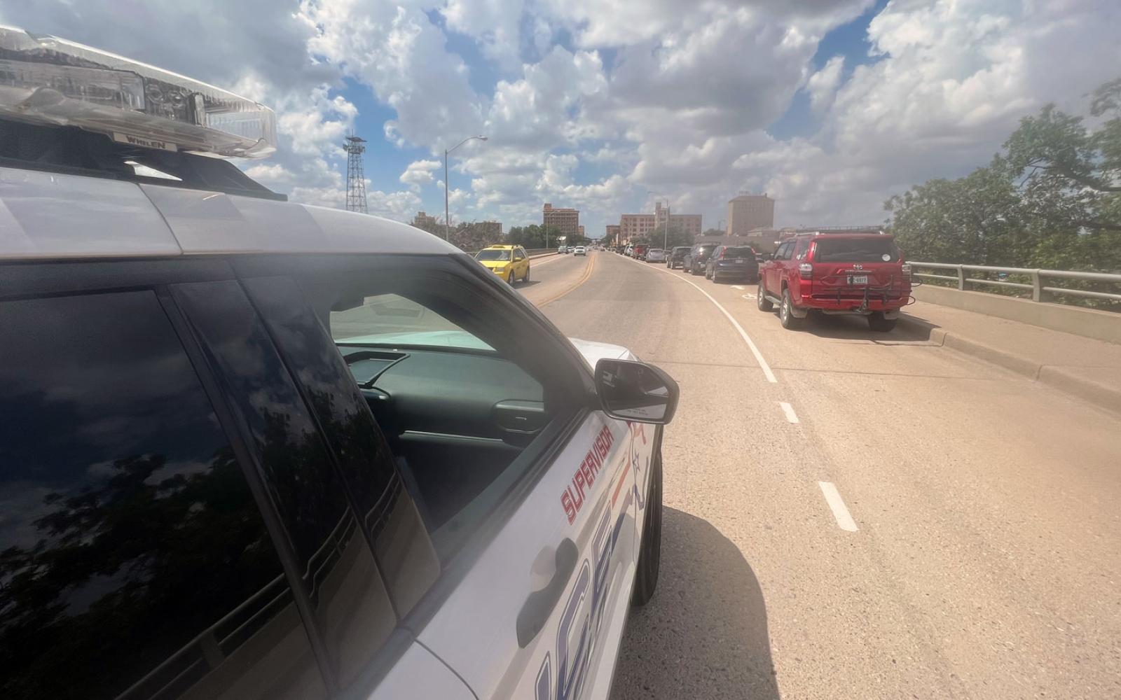 Police say parking on Chadbourne Street Bridge is not allowed. Some are parking in a bicycle lane.