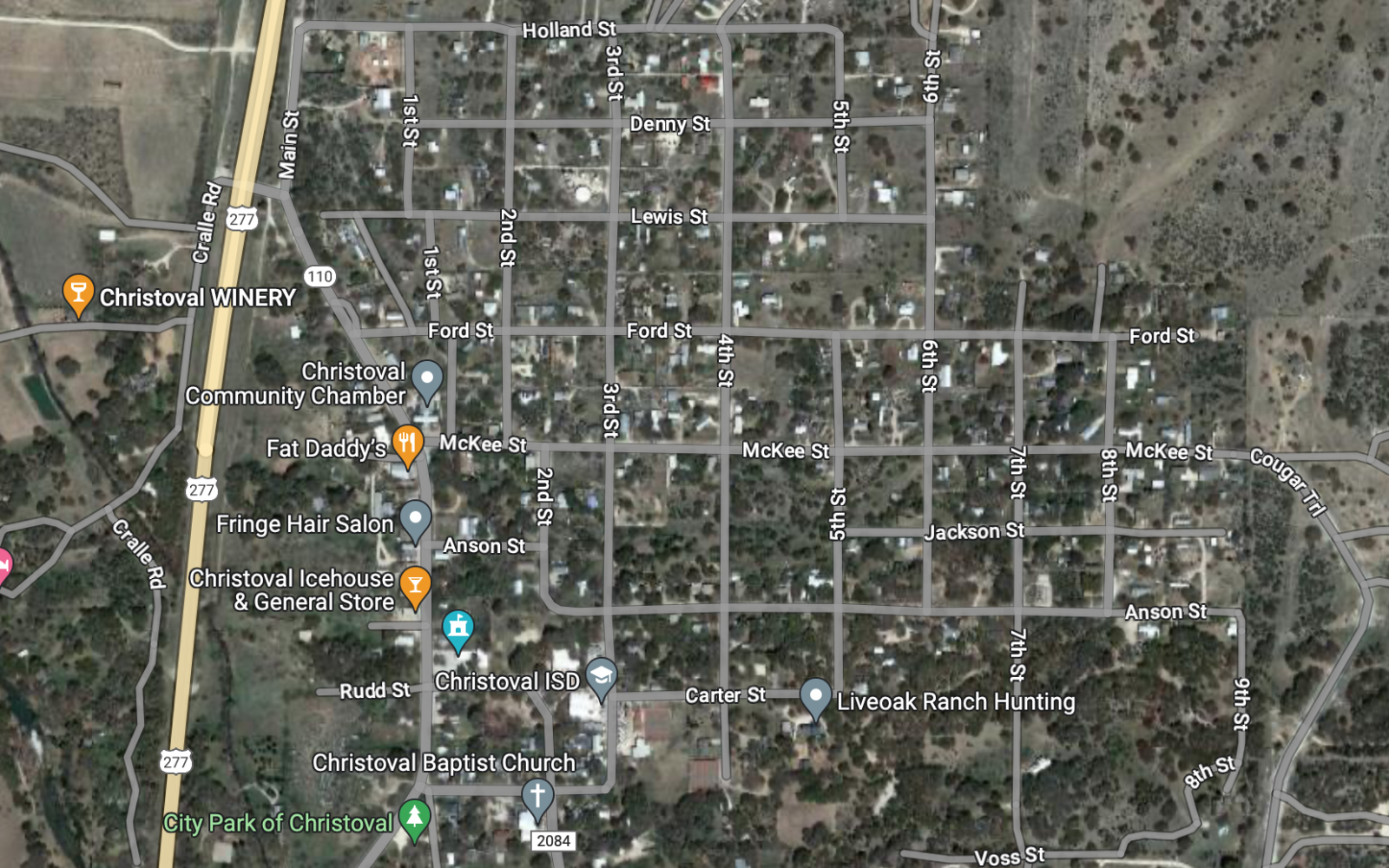 Streets of Christoval 2023 (Courtesy/googlemaps)