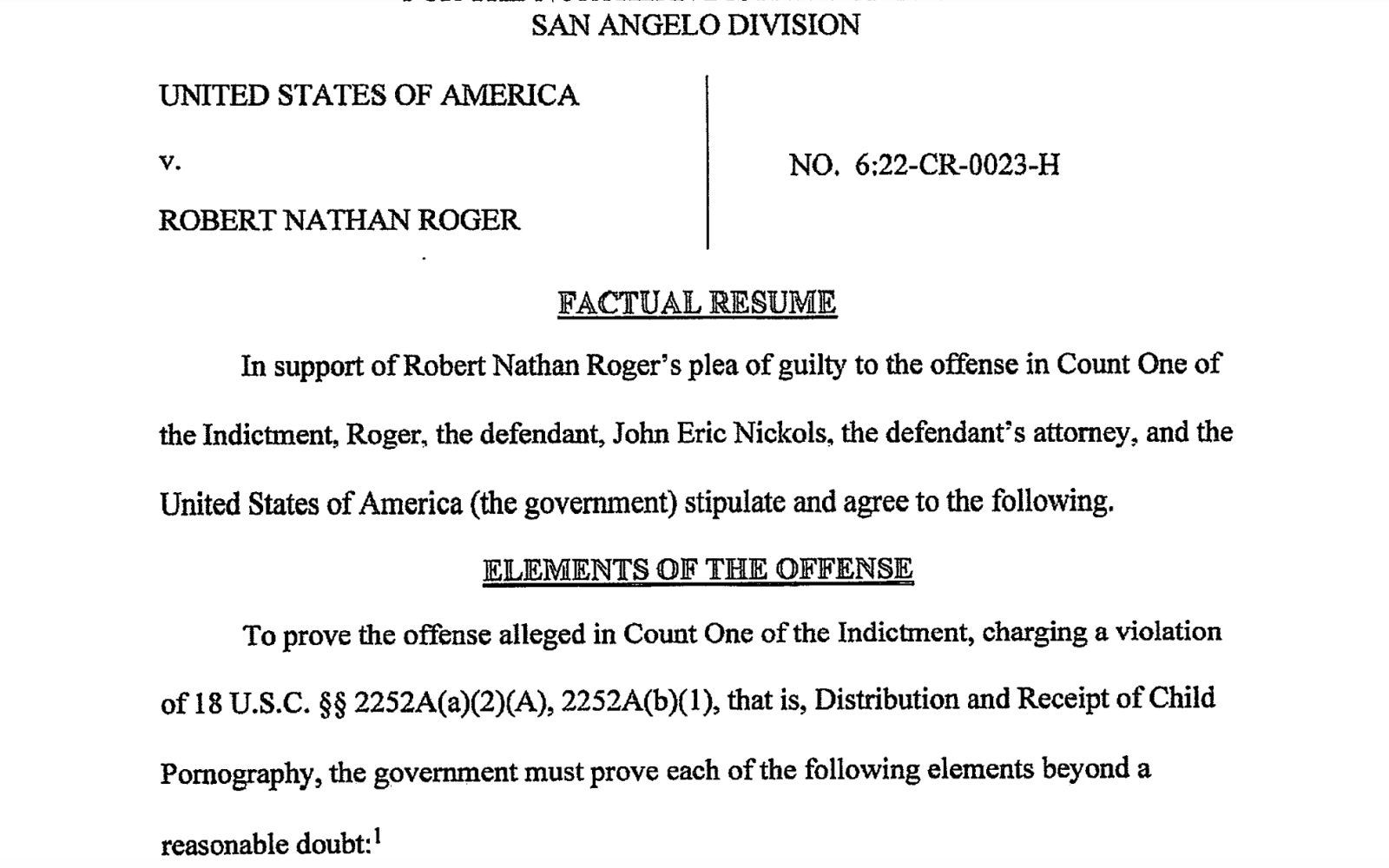 Robert Roger Factual Resume Image (LIVE! Photo/Yantis Green)