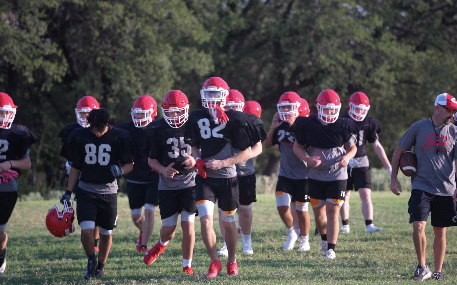 The Christoval Cougars at 2-a-Days