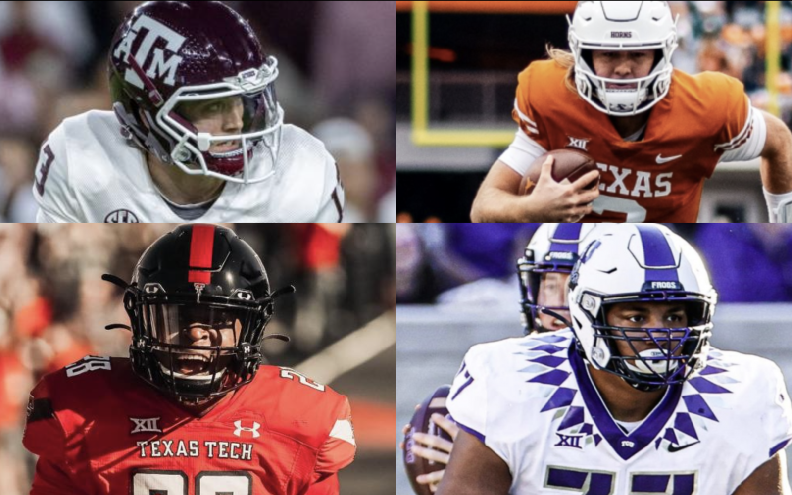 Texas College Football Teams in the Preseason Coaches Poll Top 25