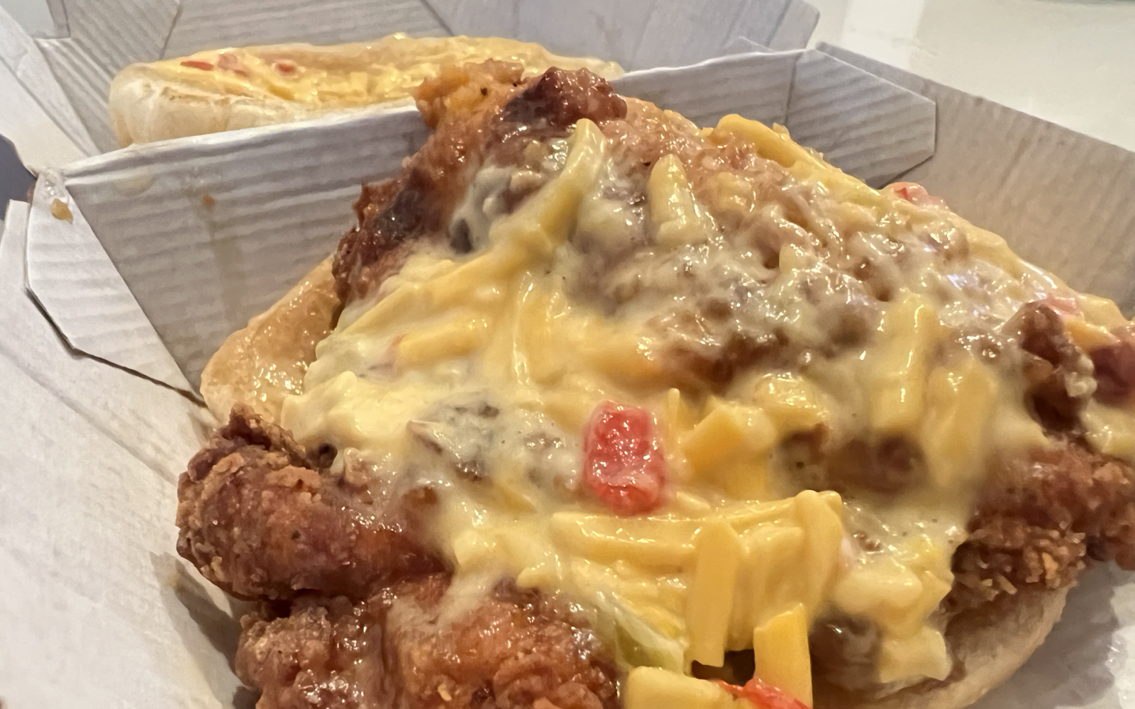 Chick-fil-A Honey Pepper Pimento Spicy Chicken Sandwich