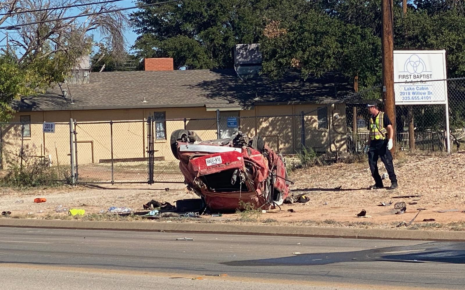 Driver Dragged from Crashed-Out Itty-Bitty Red Car and Promptly Arrested on Oct. 20, 2023