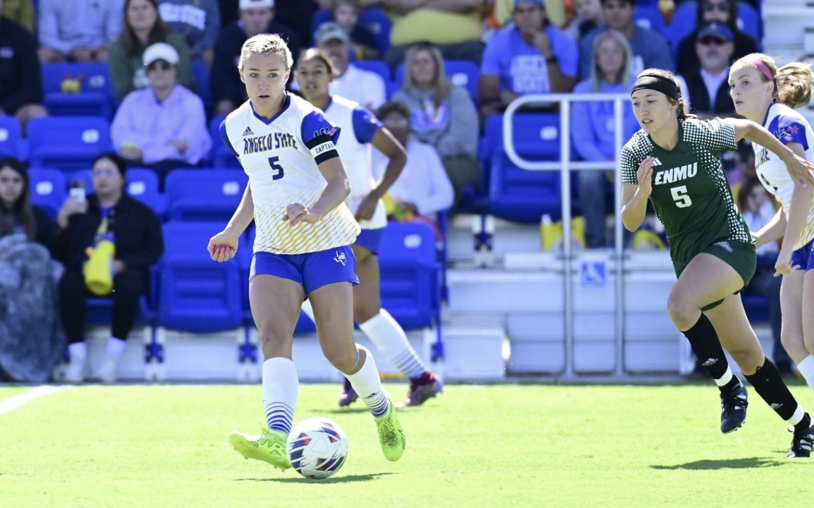 Angelo State Soccer Katelin Heise