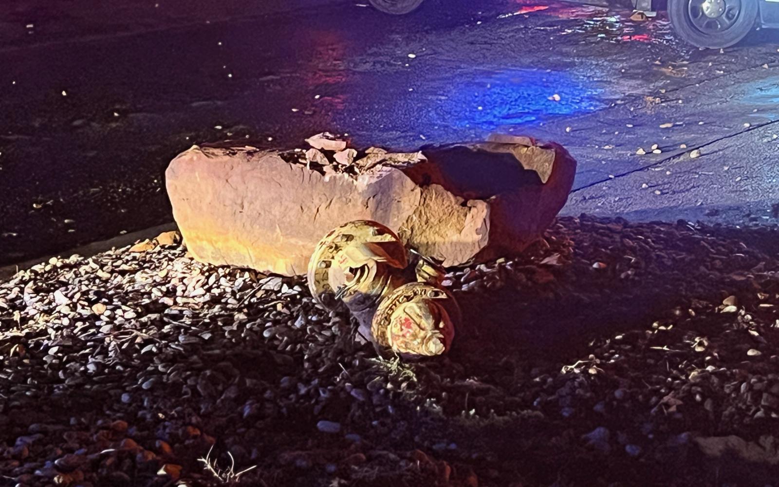 Dramatic Roll-Over Crash Into Apartment Complex Shocks Residents: Fire hydrant