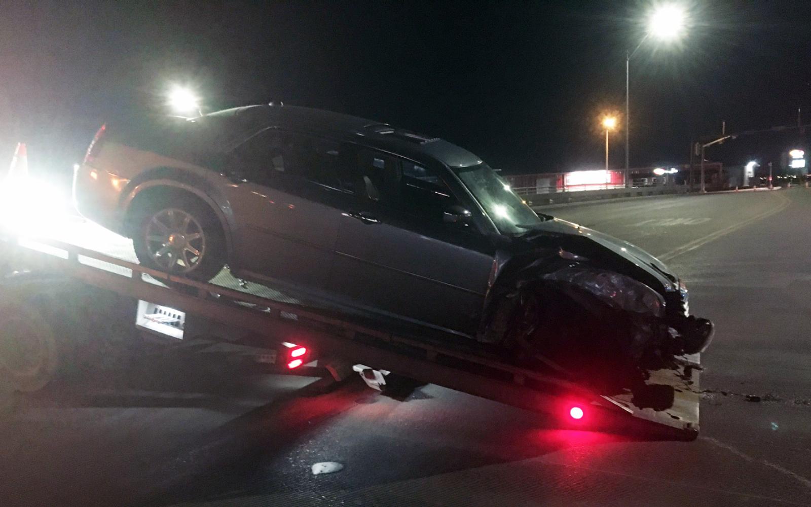 Crash on Dec. 26, 2023 that damaged the signal lights.