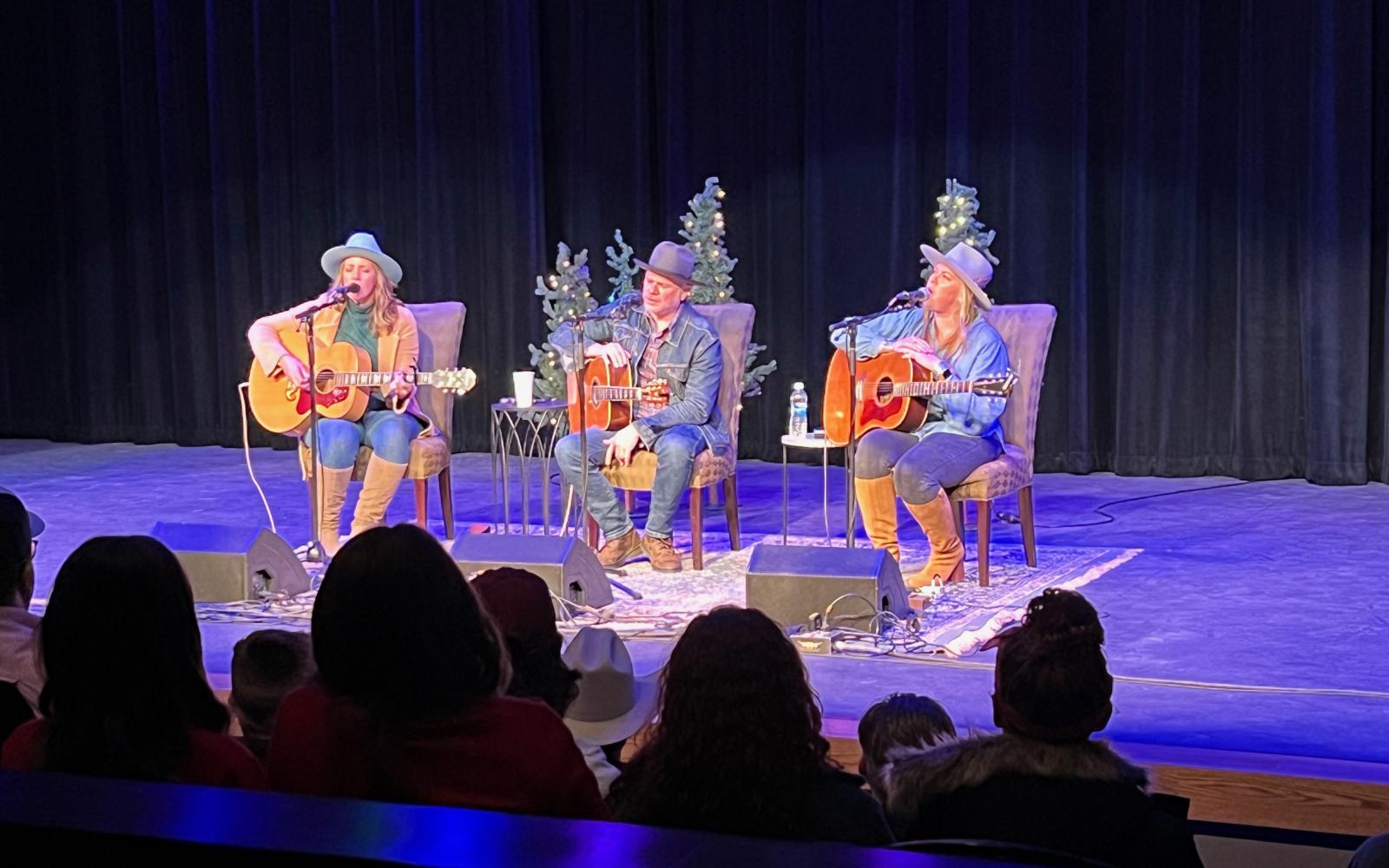 Jamie Lin Wilson, Jason Eady and Courtney Patton performed a song swap at the Brooks & Bates in Dec. 2, 2023.