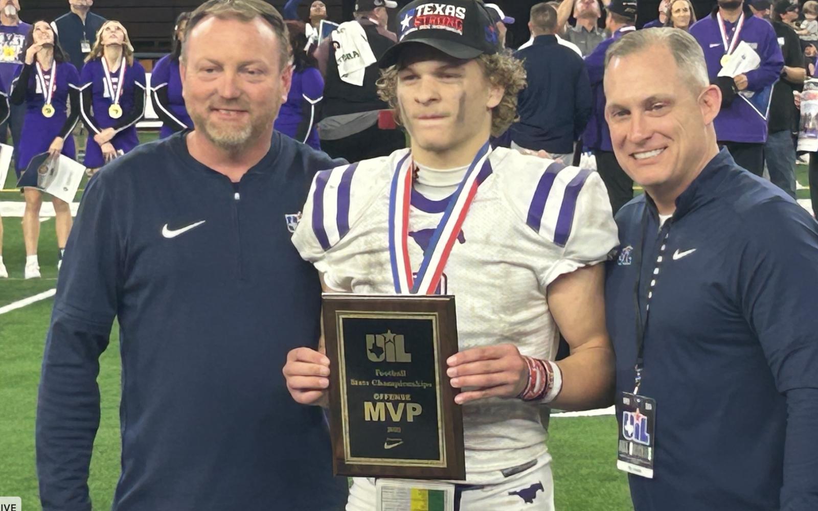 2023 1A Div II Offensive MVP Benjamin Mustangs Grayson Rigdon