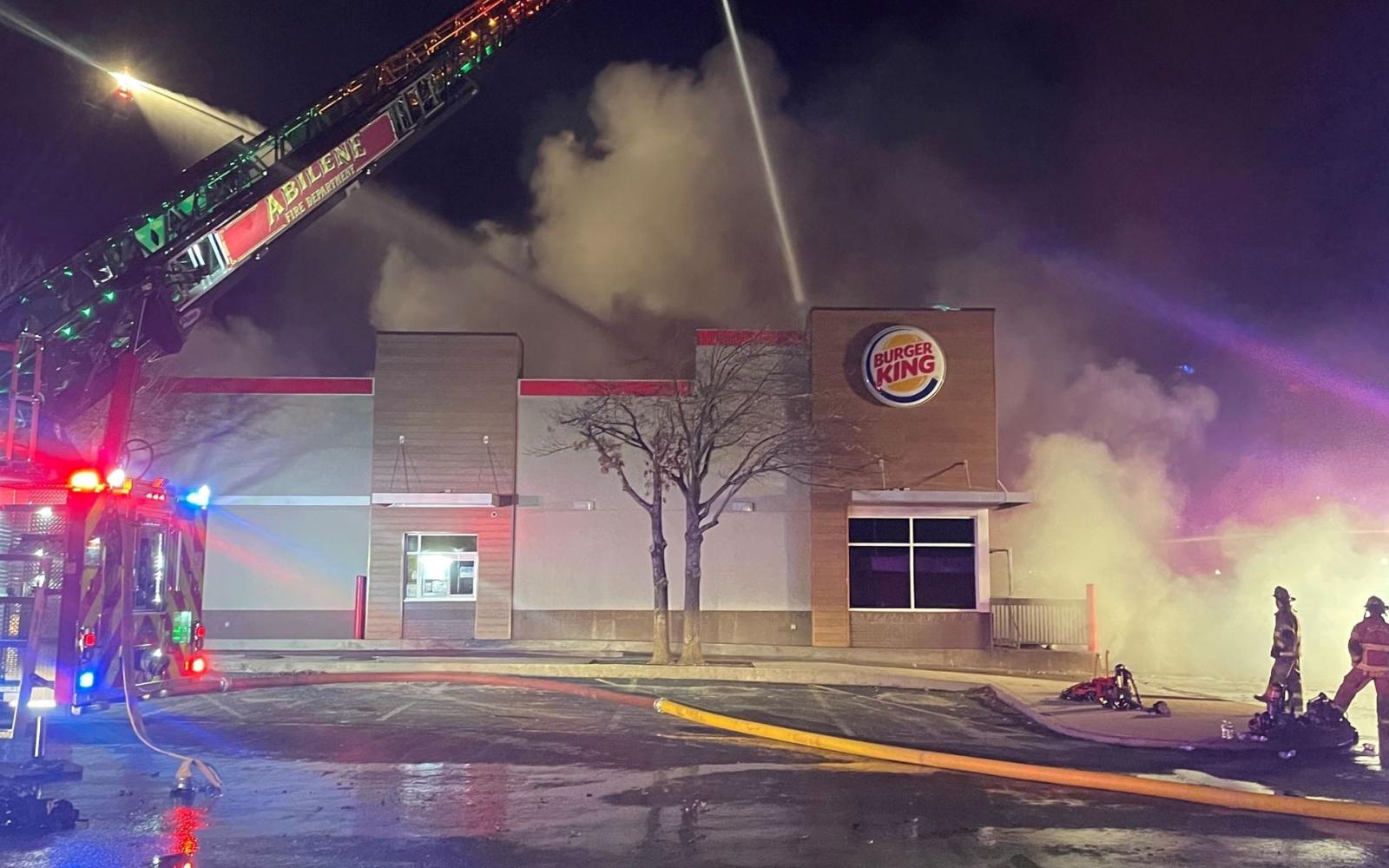 Abilene Burger King burns to ground
