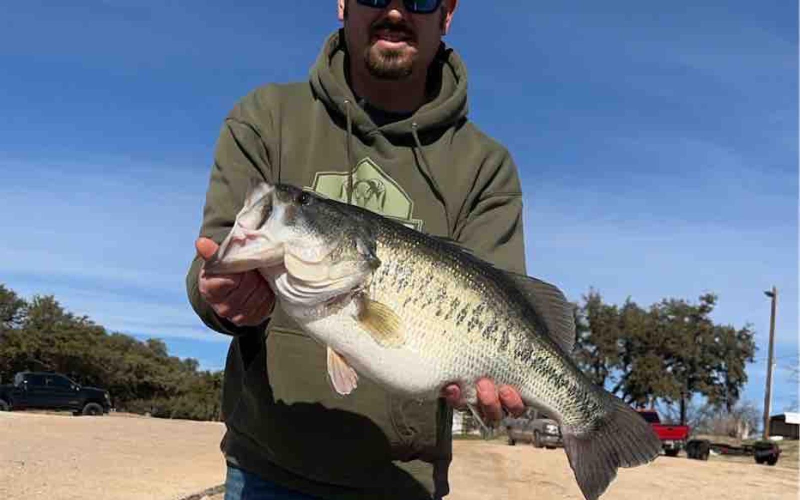 Jeremy Martin 10.6 Bass Oak Creek 1.13.24 (Courtesy TPWD)