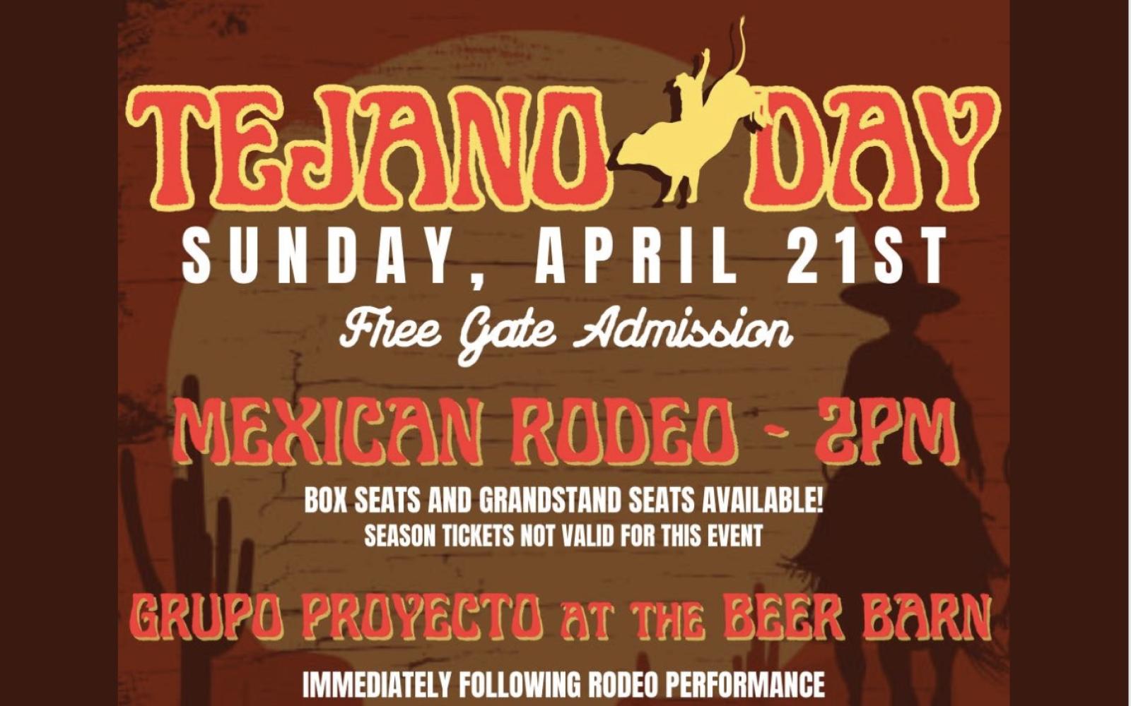 Tejano Day Rodeo Flyer