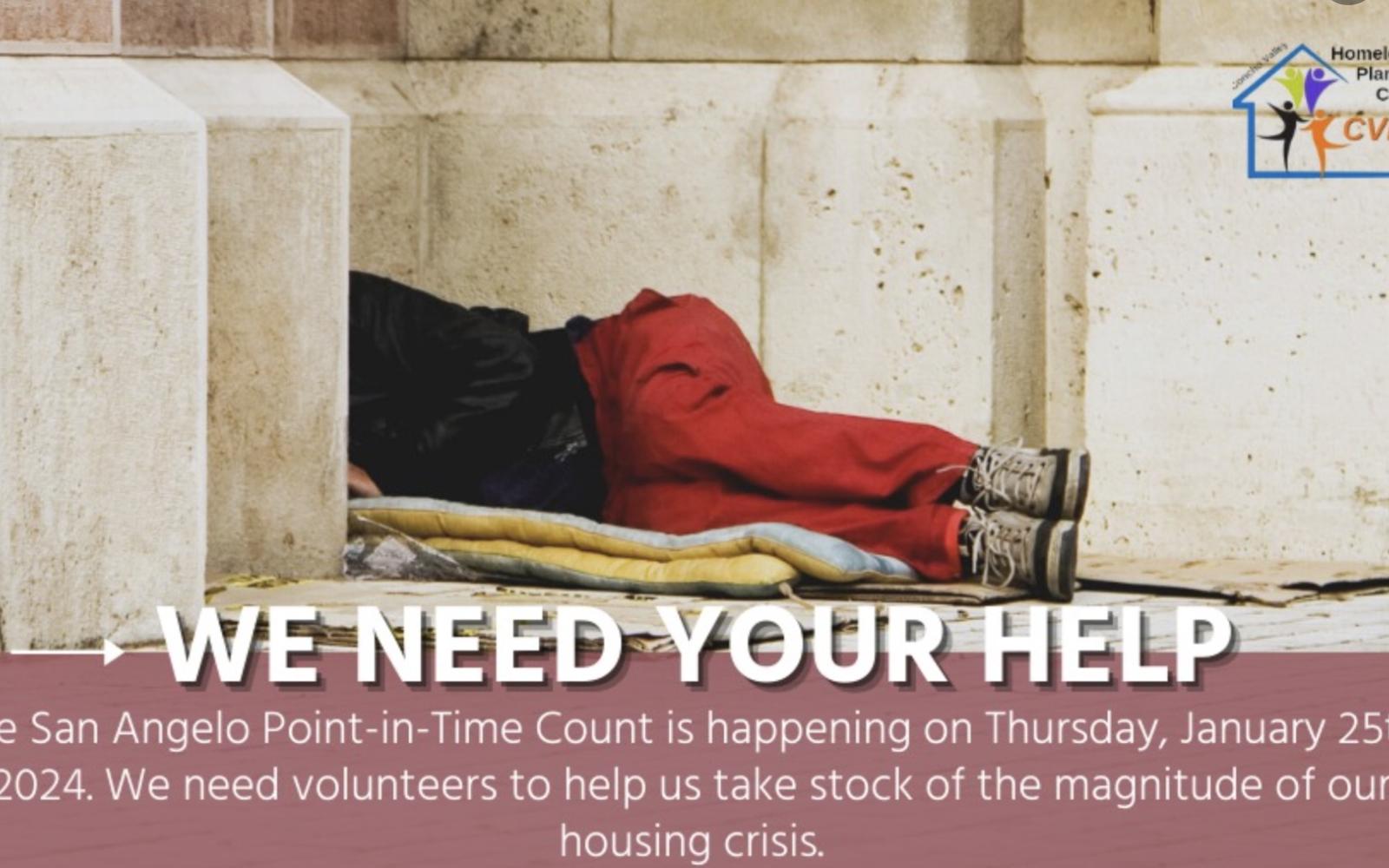 Volunteers Needed in San Angelo