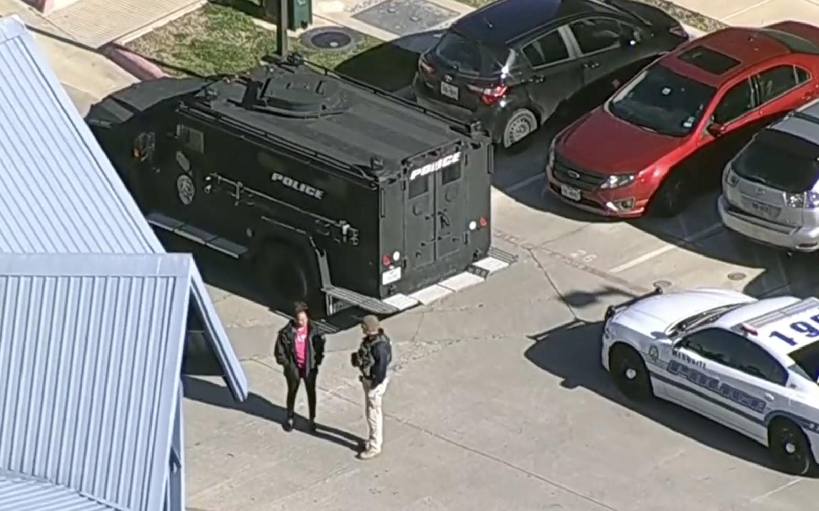 Screen Shot of Police Presence