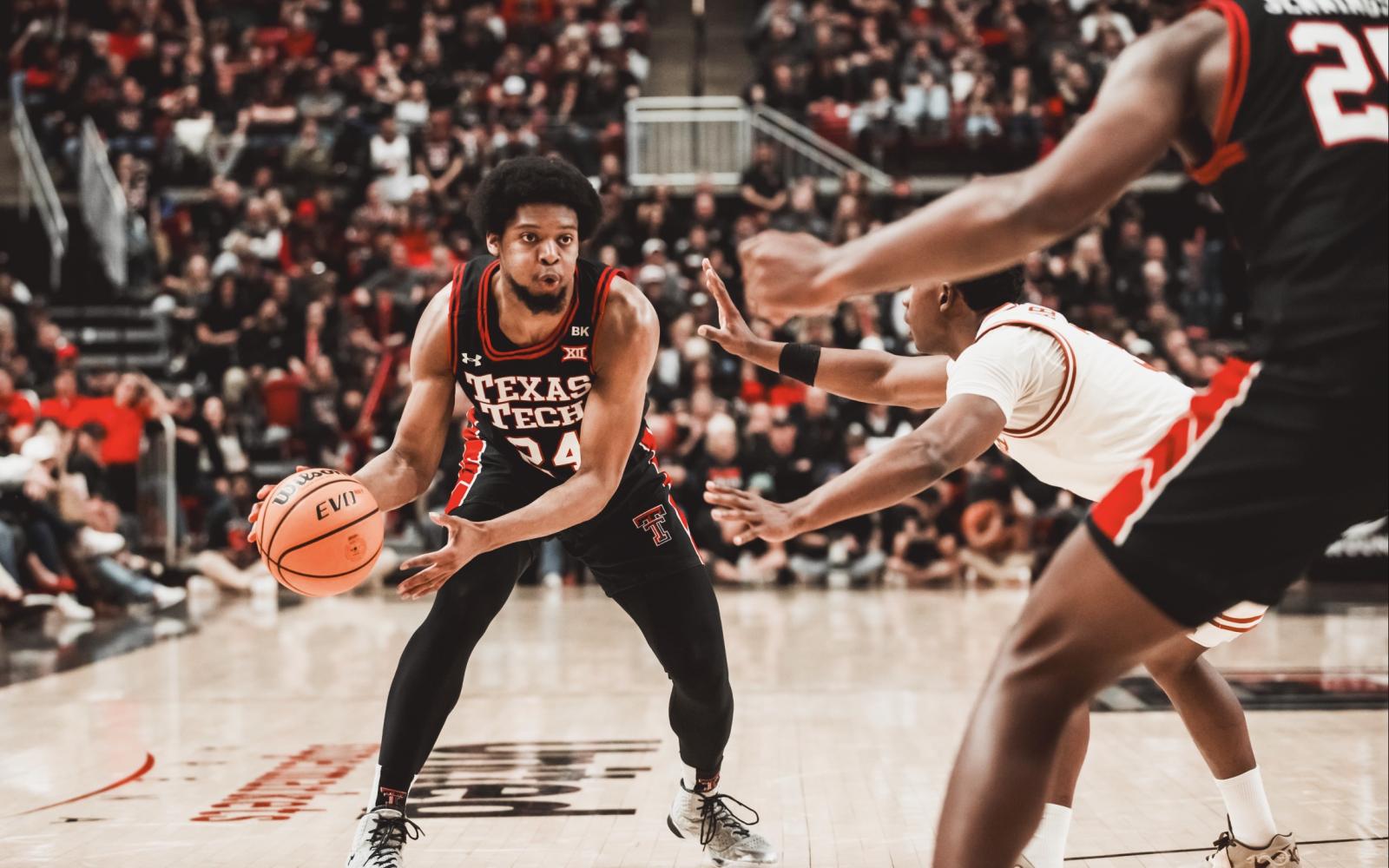 Texas Tech Basketball in action against Texas