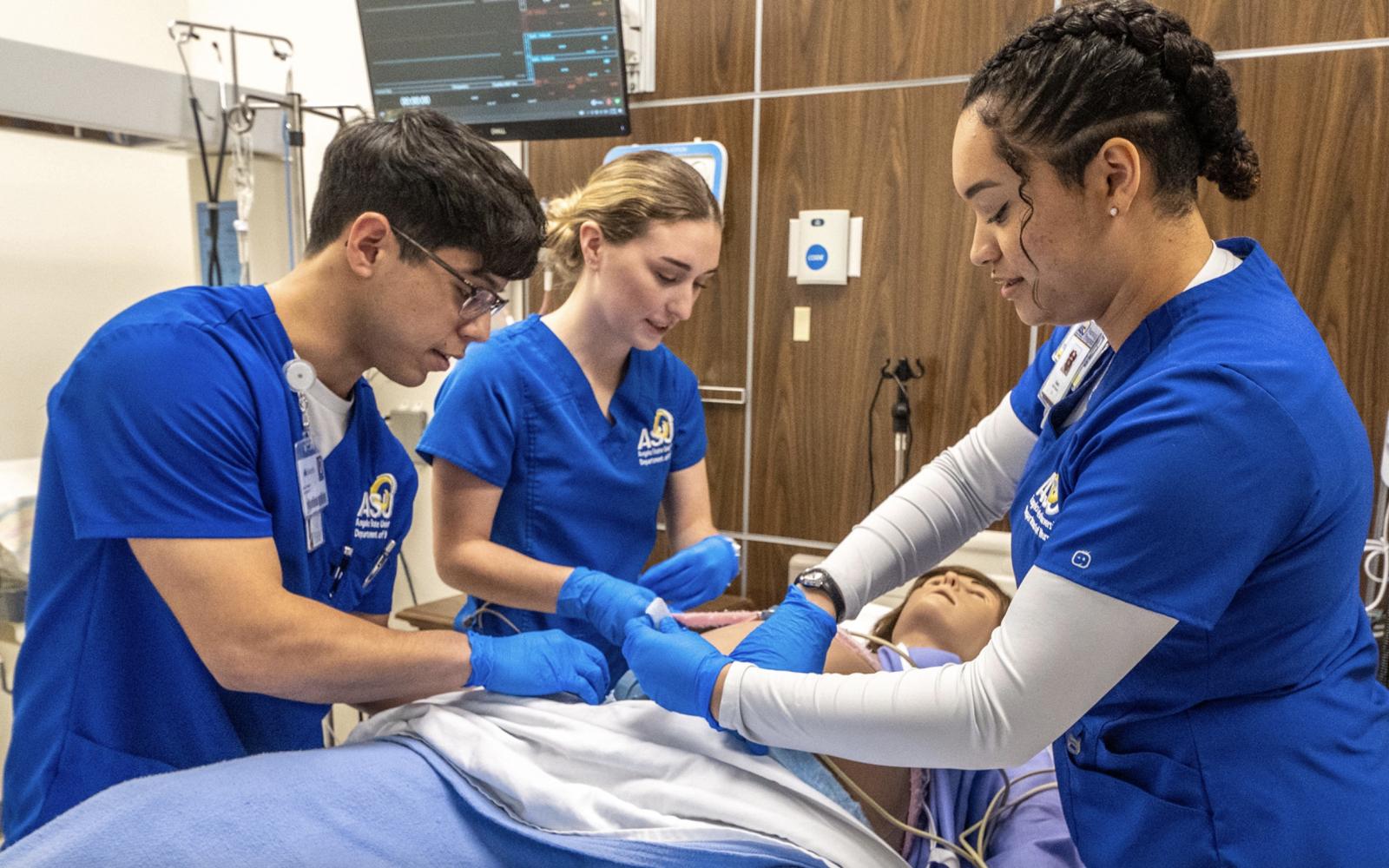 Angelo State Nursing Students