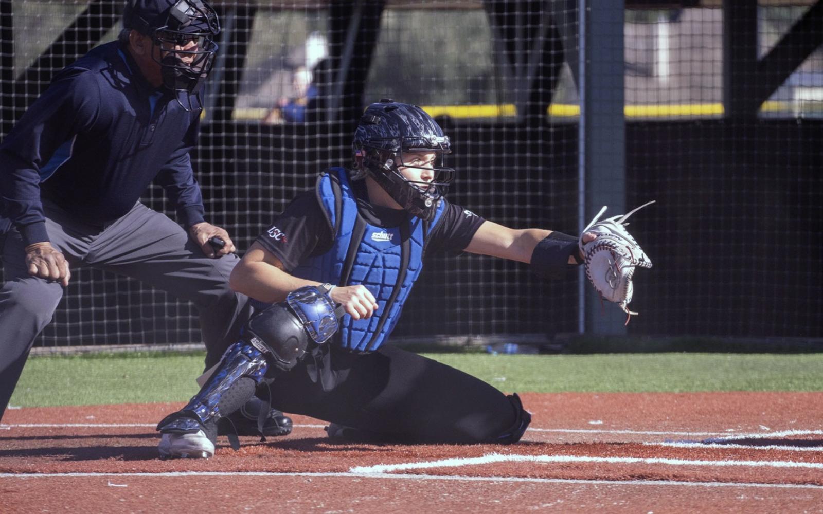 Angelo State Belles Catcher Keilei Garcia