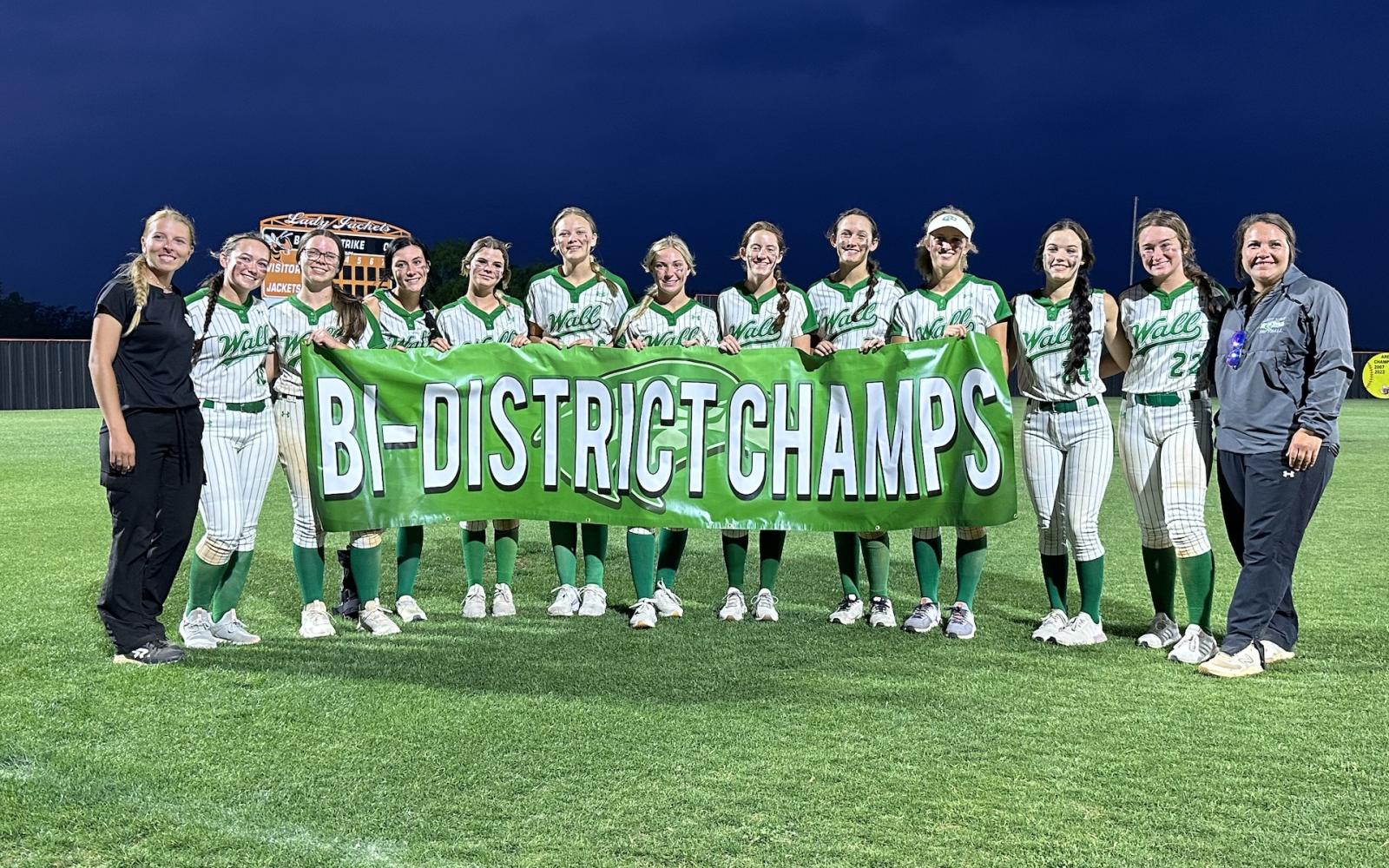 2024 Bi-District Champion Wall Lady Hawks