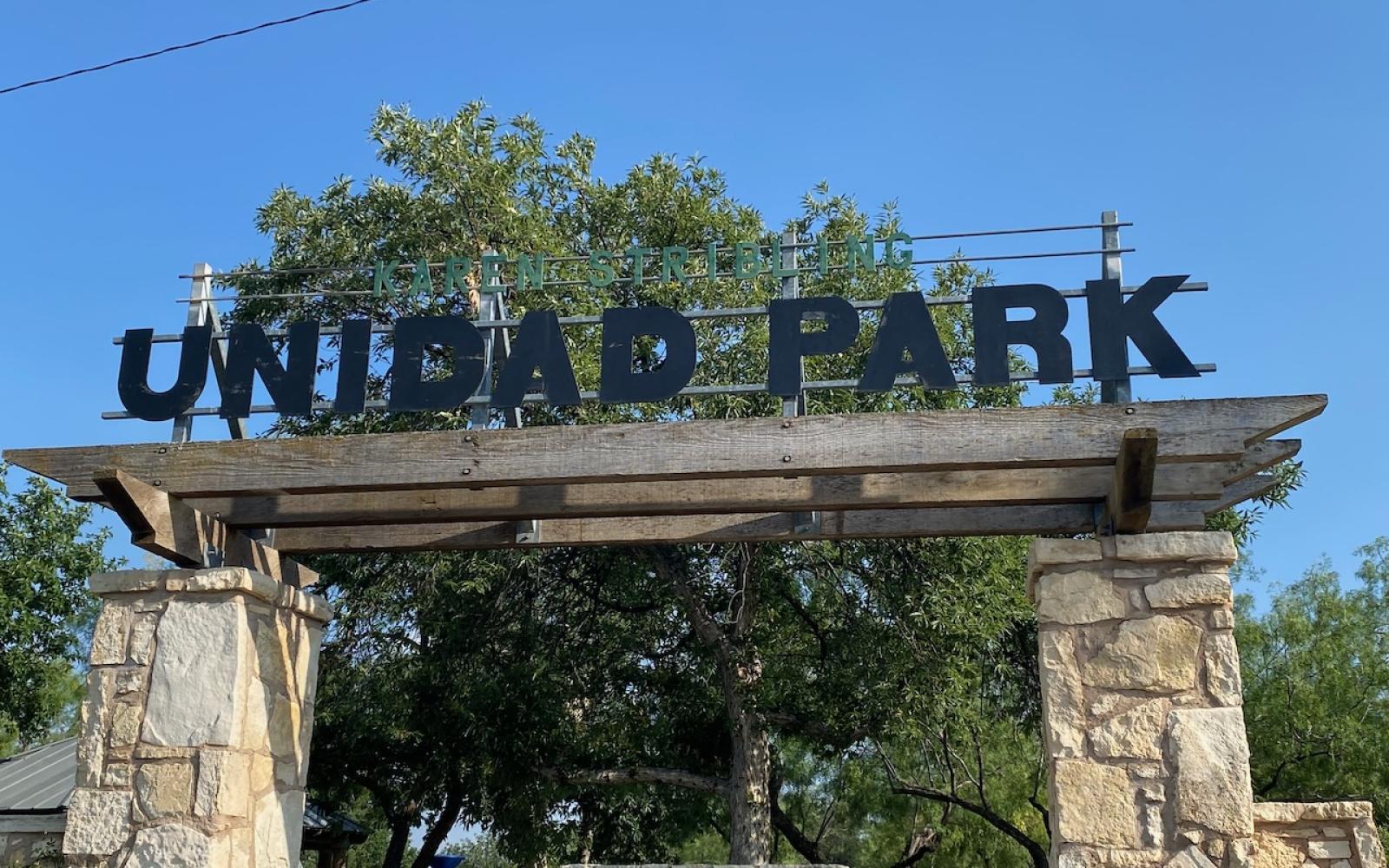 Unidad Park is the location of the first splash pad.