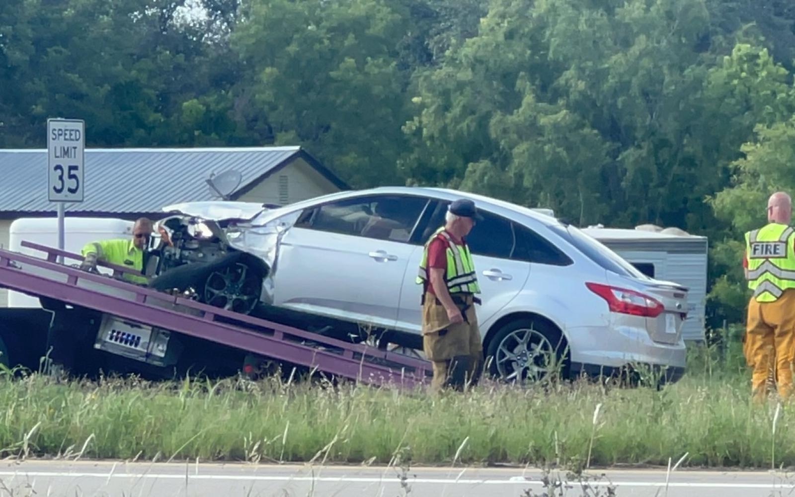 2 Cars Collide on US 87 in Grape Creek