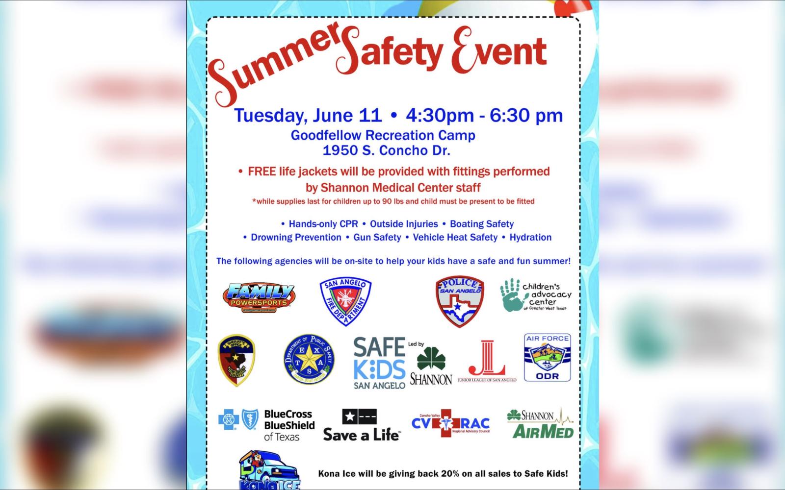 Shannon Medical Center's Summer Safety Event
