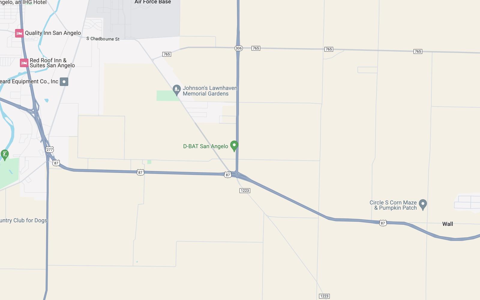 TxDot Announces Lane Closures due to Construction at the intersection of S Loop 306 and US 87