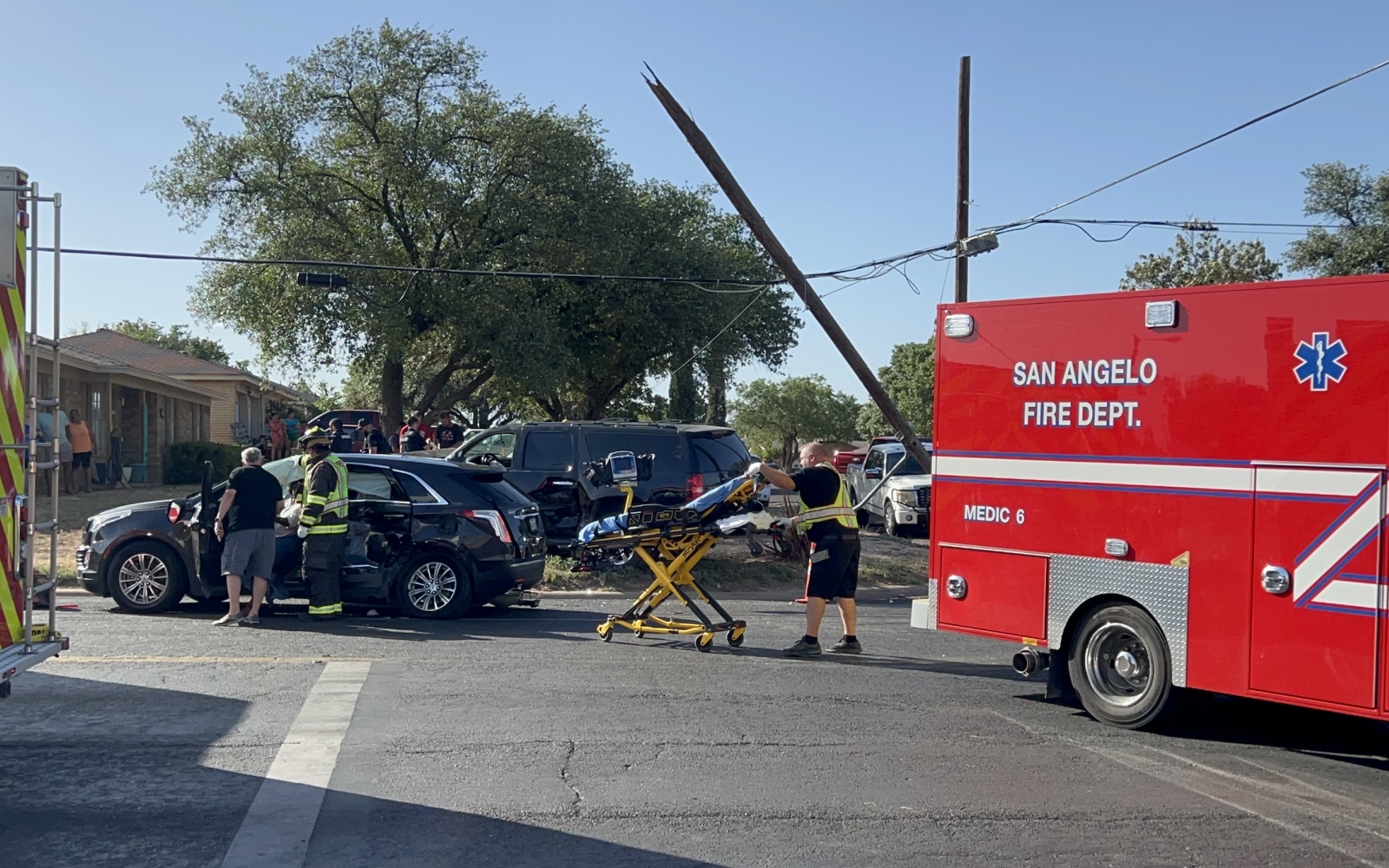 T-Bone Bone Breaking Crash in San Angelo