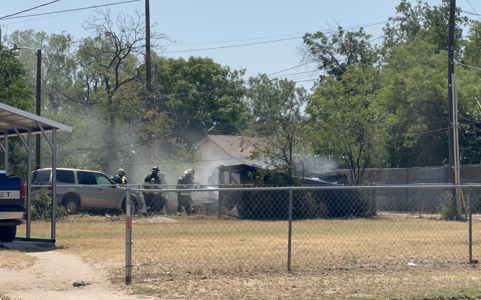 Shed Burnt to a Crisp