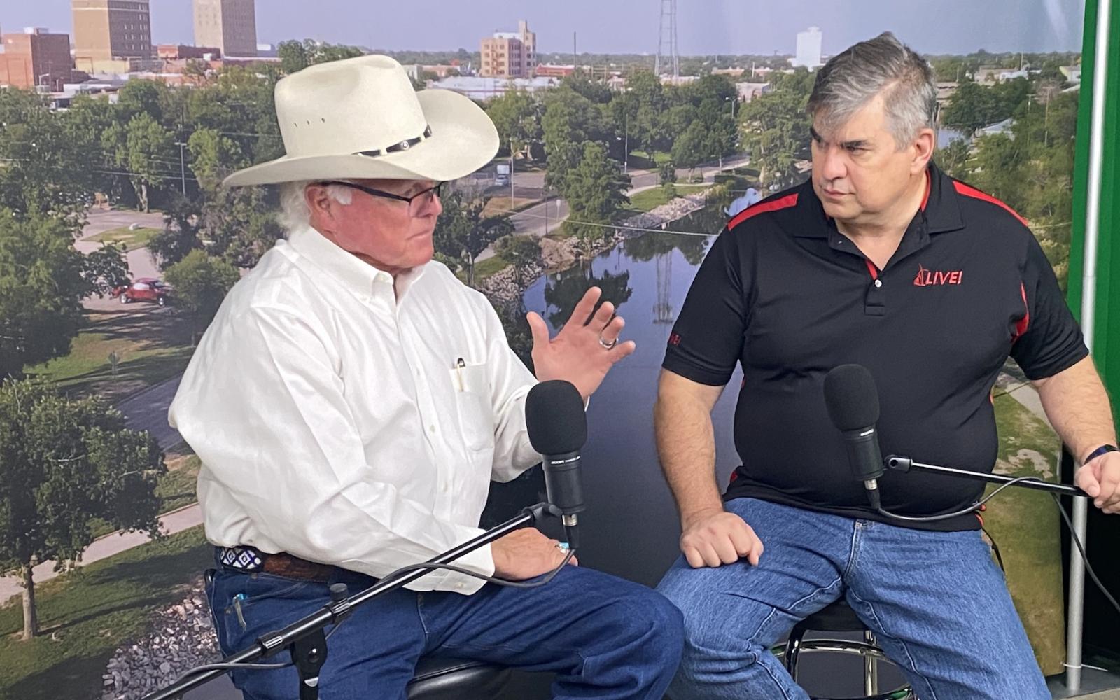 Texas Department of Agriculture Sid Miller with Joe Hyde in the San Angelo LIVE! Studio