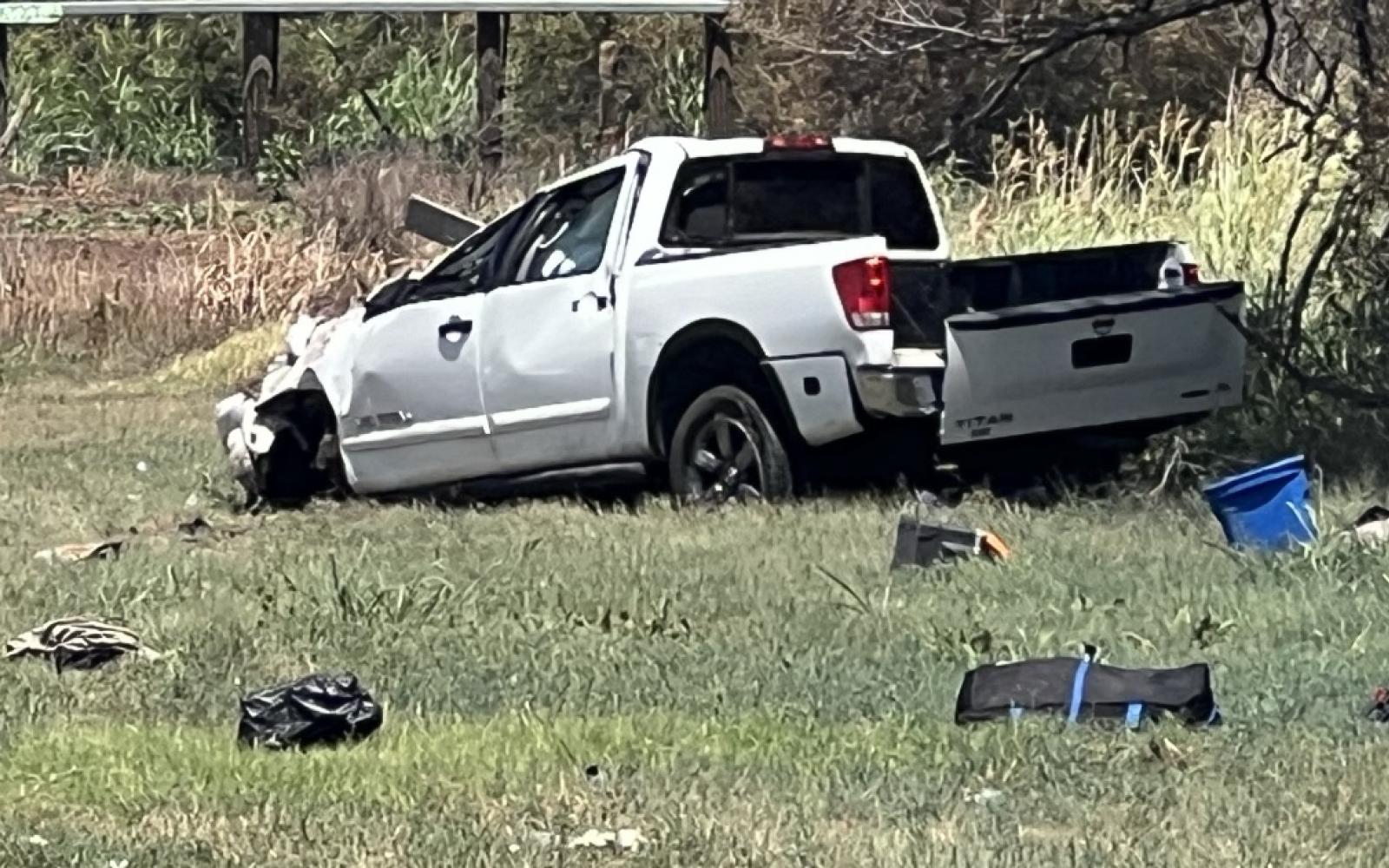 Crash on US 84 outside of Post, Texas