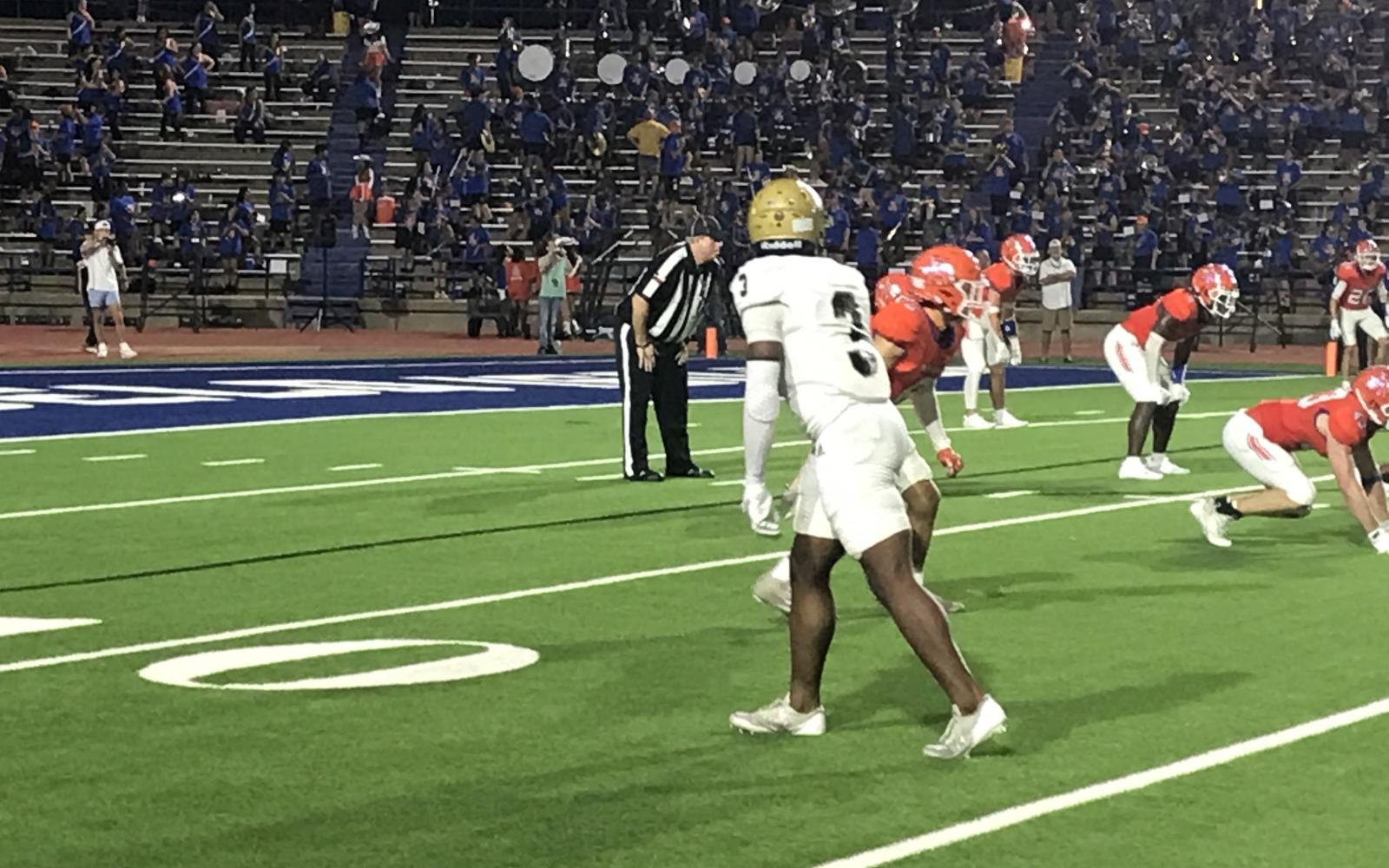 Abilene High wide receiver Ryland Bradford had five catches for 156 yards and three touchdowns, along with a 32-yard TD run, Friday against the Central Bobcats at San Angelo Stadium.
