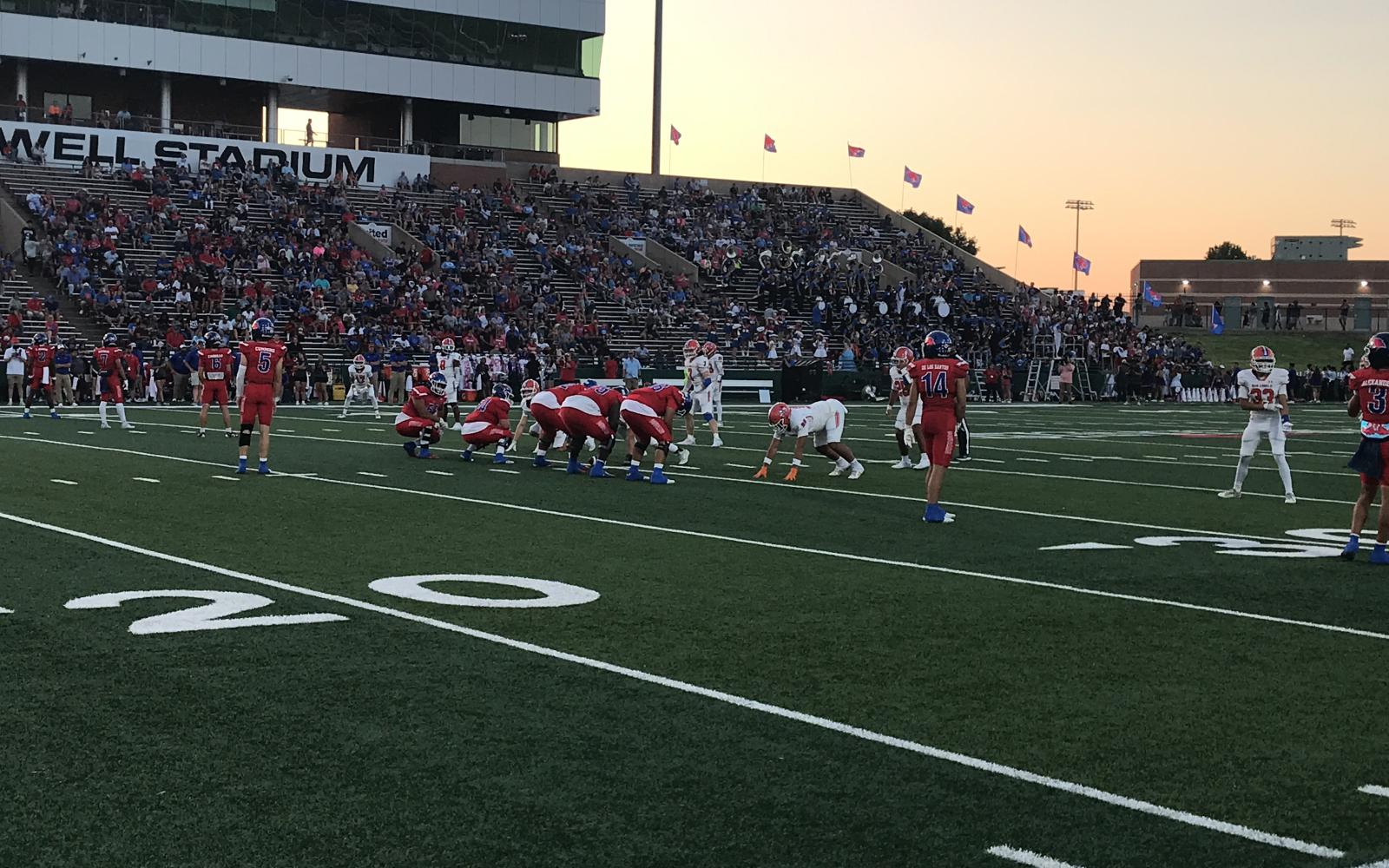 Abilene Cooper gets ready to snap the ball against San Angelo Central on Friday, Sept. 13, 2024, at Shotwell Stadium in Abilene.