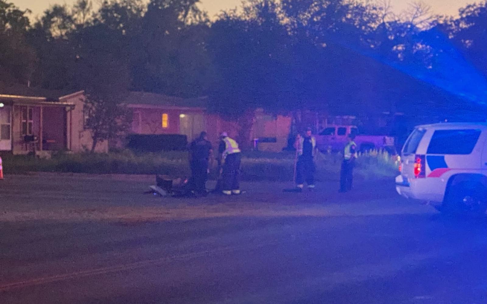 Crash at Campus and W Beauregard on Sept 26, 2024.