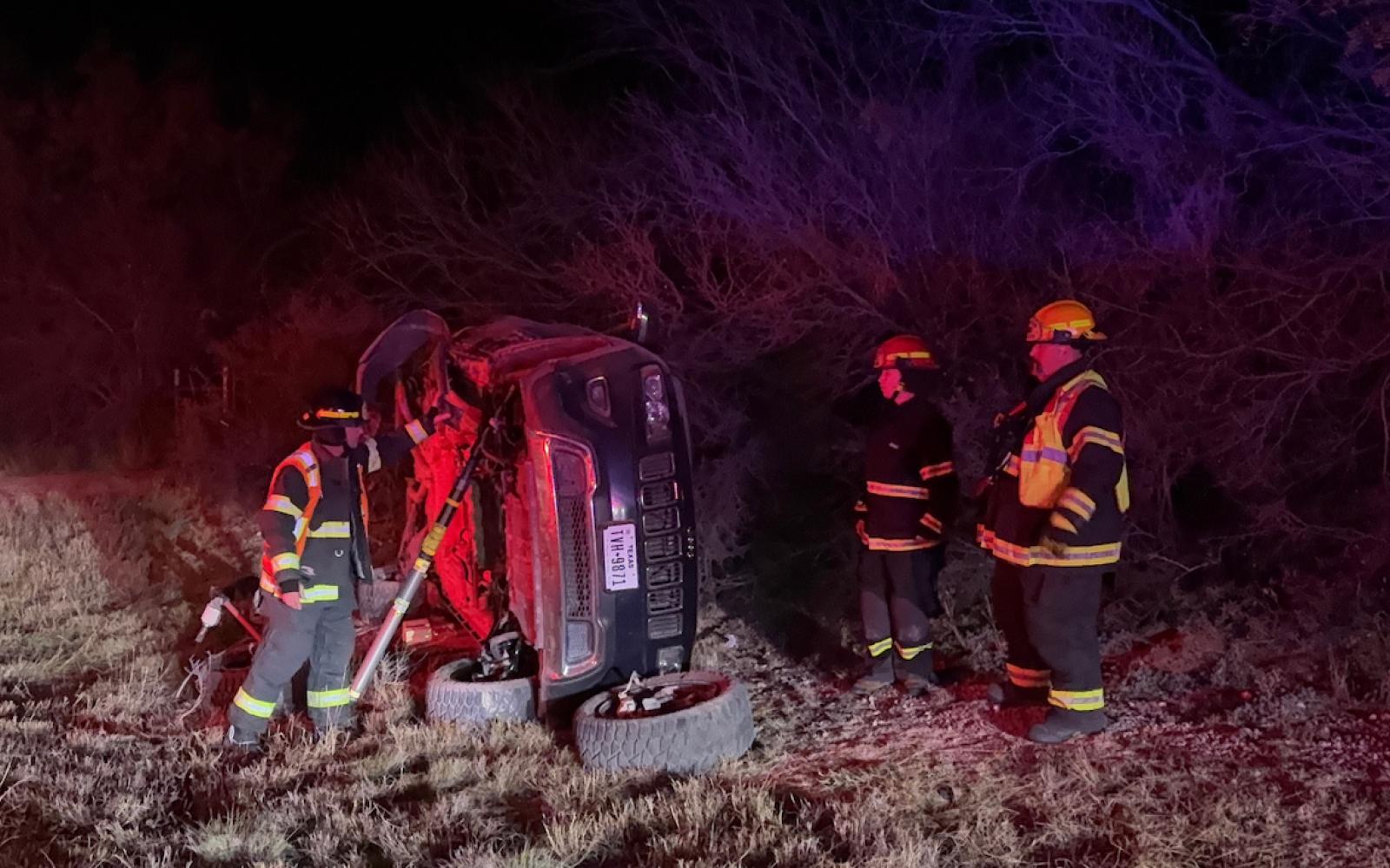 SAN ANGELO, TX — On US 67 southwest of San Angelo, a couple in a Jeep experienced quite a scare. 