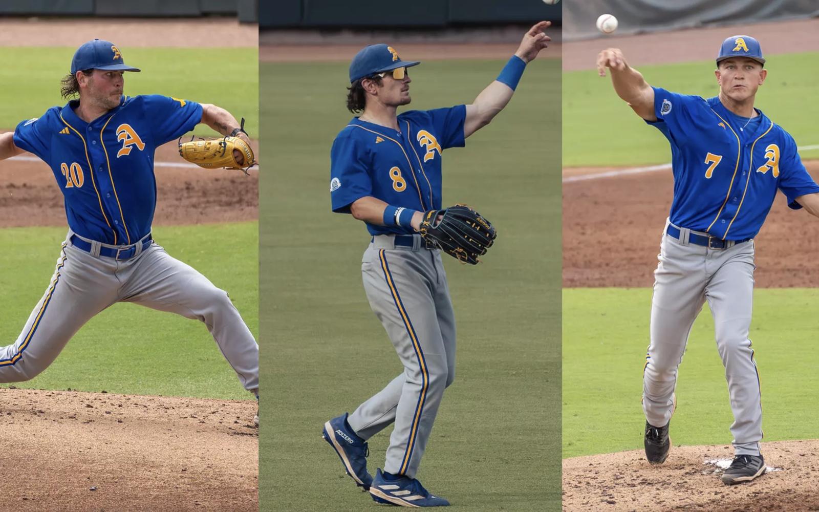 Athletes (left to right): Dax Dathe, Jacob Guerrero, Caleb Heuertz