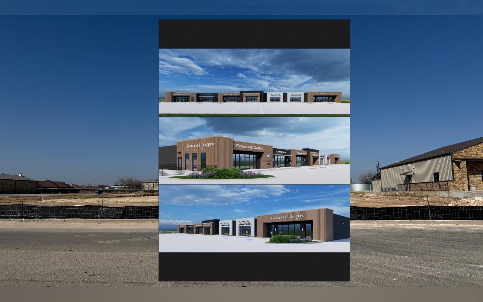 A new retail strip center is under construction on North Bentwood Drive, with leasing set to begin this spring.