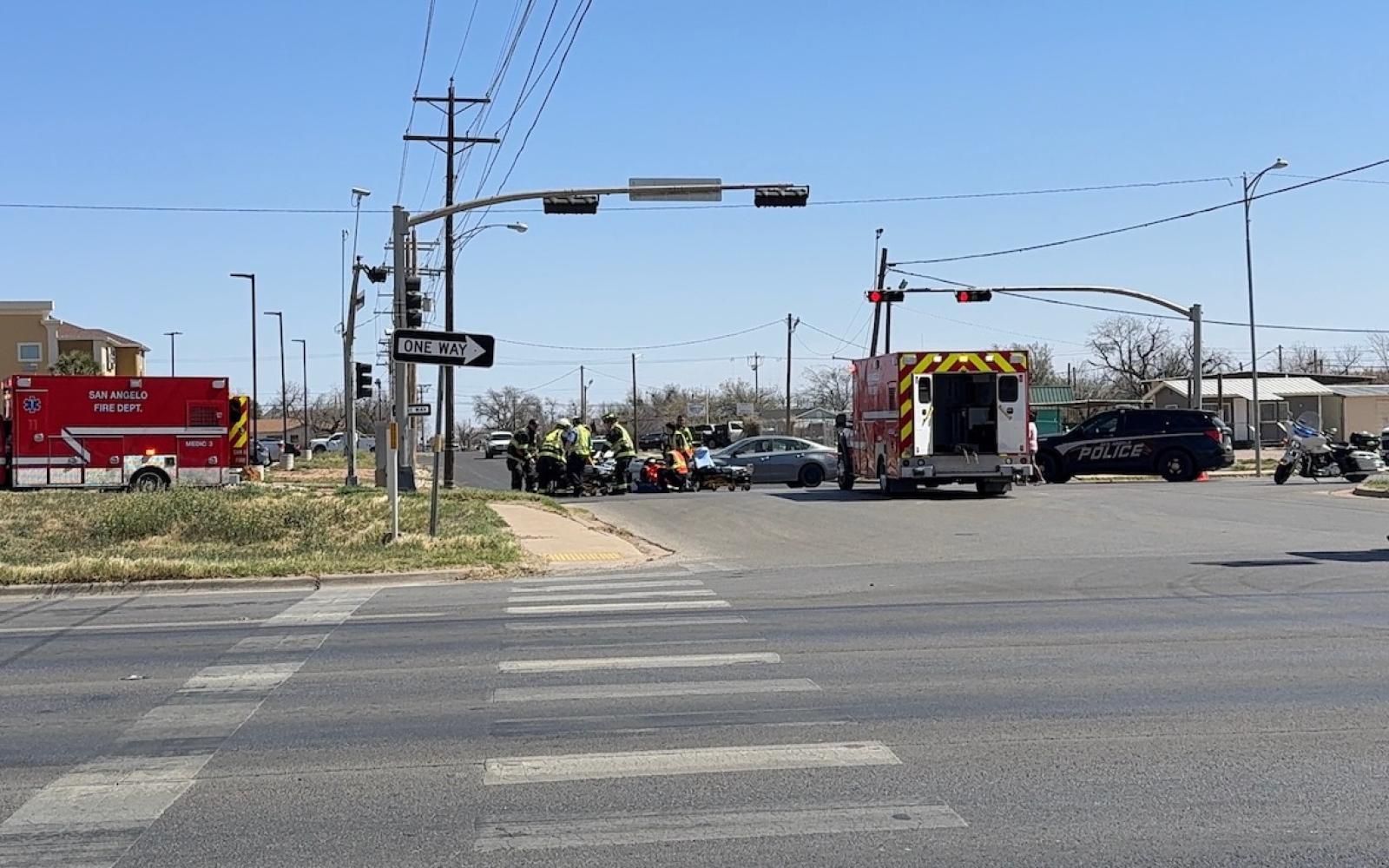 Chaos on N. Bryant Blvd as Motorcycle Slams into Pickup
