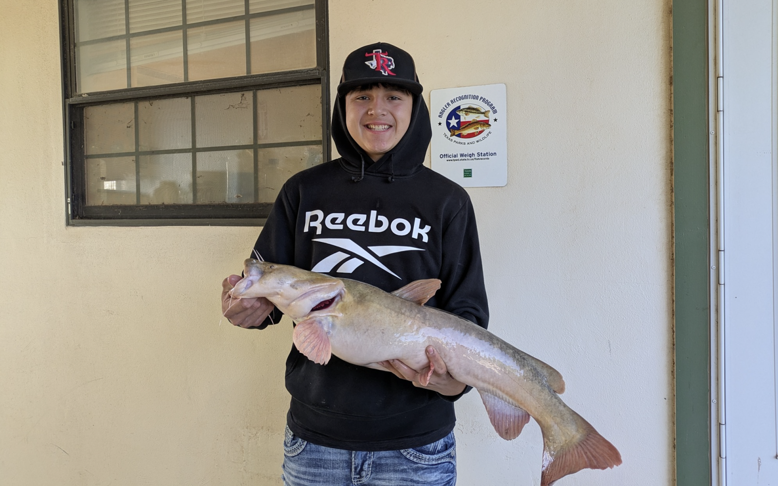 A local young fisherman, Victor Garcia, recently submitted a record-breaking catch from Twin Buttes Reservoir to the Texas Parks and Wildlife Department.