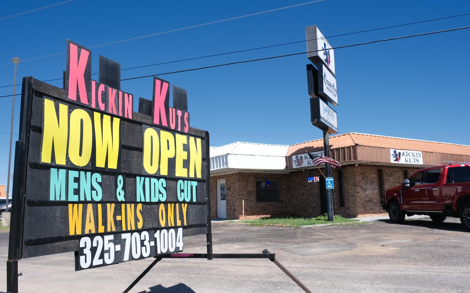 Tina Coombs saw her dream come true recently when she and her husband opened the barber shop, Kickin Kuts, on Sherwood Way. 