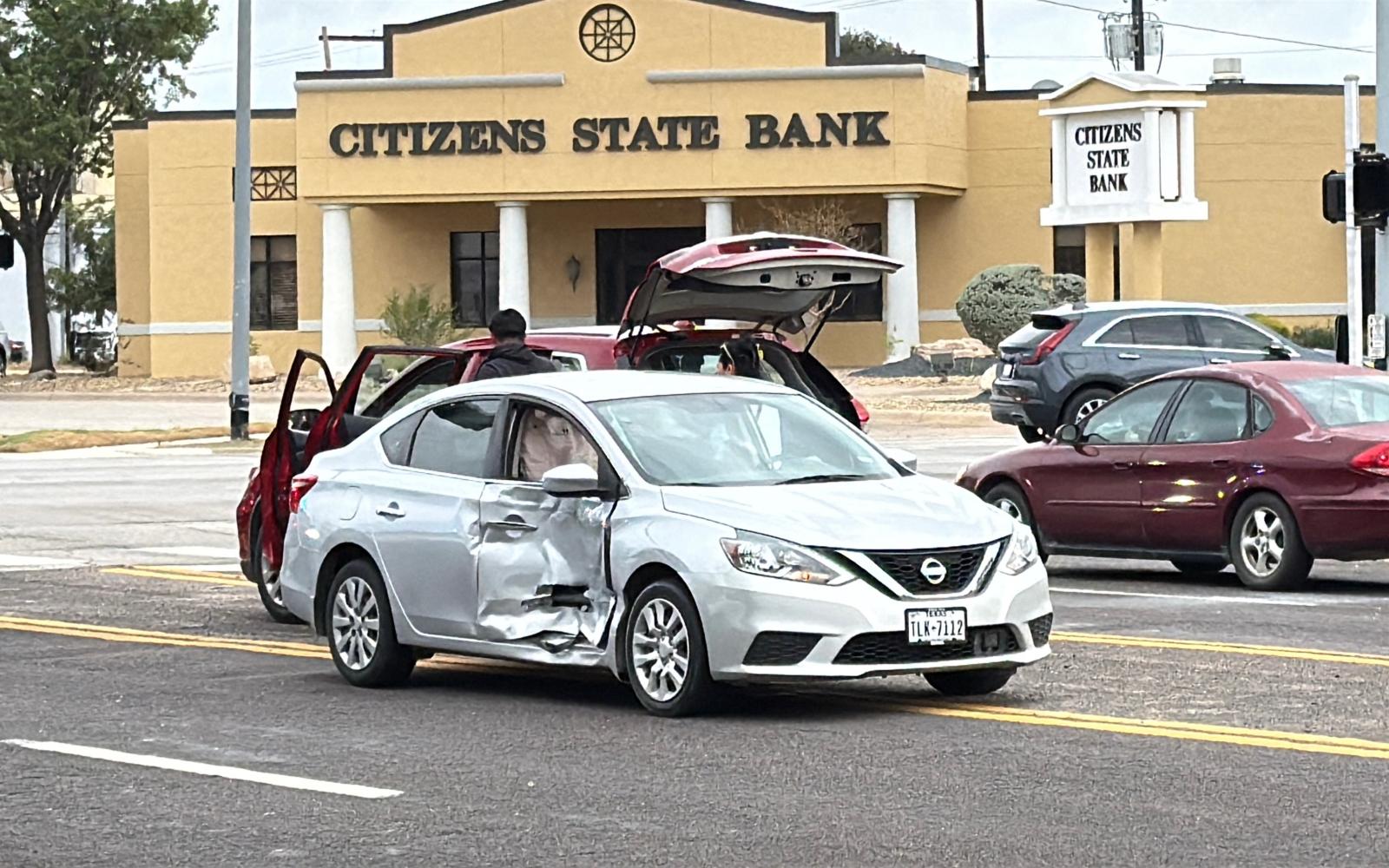 Three people, including a child, were transported to the hospital Wednesday after a crash in San Angelo.