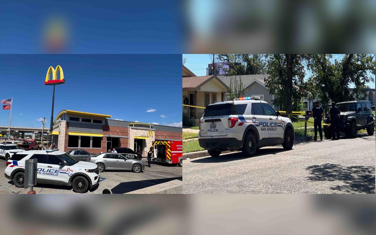 (Left) A stabbing happened on Oct. 1, 2024. (Right) A murder scene unraveled on South David Street the same day. 