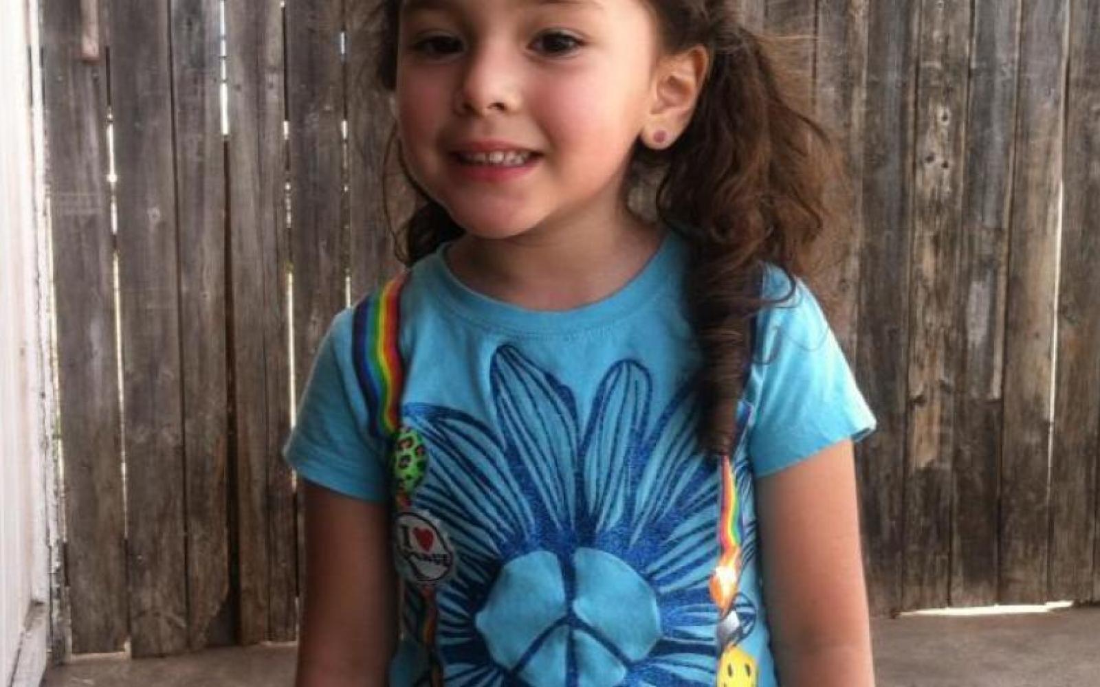 Naiya Bermea Villegas of San Angelo who was murdered by her mother's boyfriend, Isidro Delacruz. Delacruz was convicted and sits on death row.