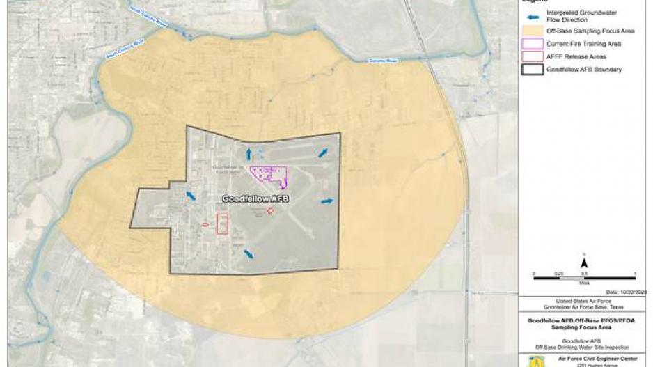 Air Force Checking Water Wells Near Goodfellow (Contributed/USAF Air Force Checking Water Wells Near Goodfellow (Contributed/USAF
