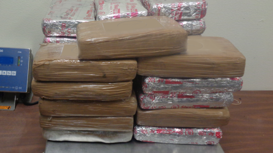 78 lbs of Cocaine Confiscated in Hidalgo. CBP Image 78 lbs of Cocaine Confiscated in Hidalgo. CBP Image