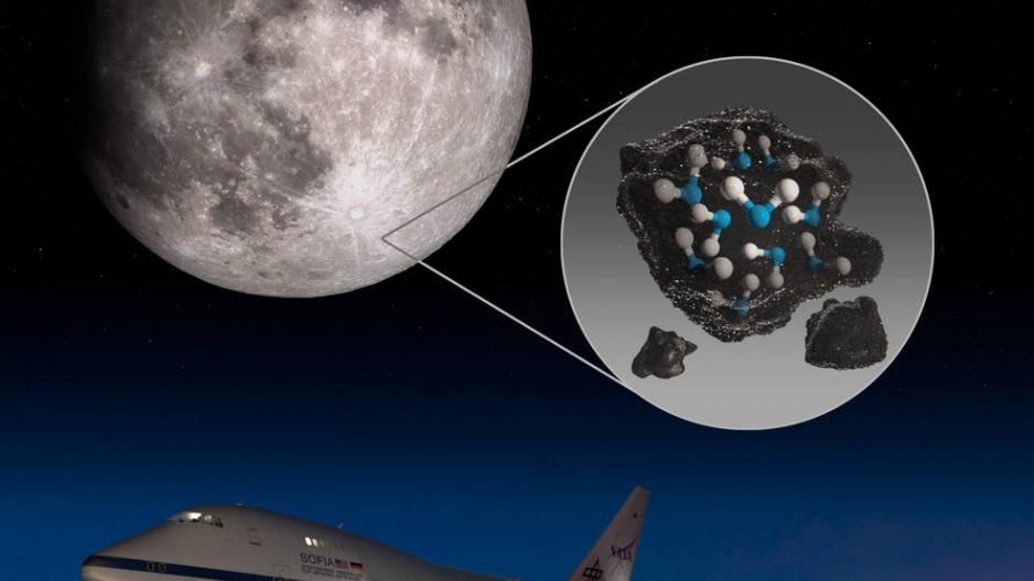 NASA’s SOFIA Discovers Water on Sunlit Surface of the Moon NASA’s SOFIA Discovers Water on Sunlit Surface of the Moon